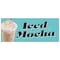 Signmission ICED MOCHA BANNER SIGN coffee signs cold stand drinks B-96 Iced Mocha - alternate 1